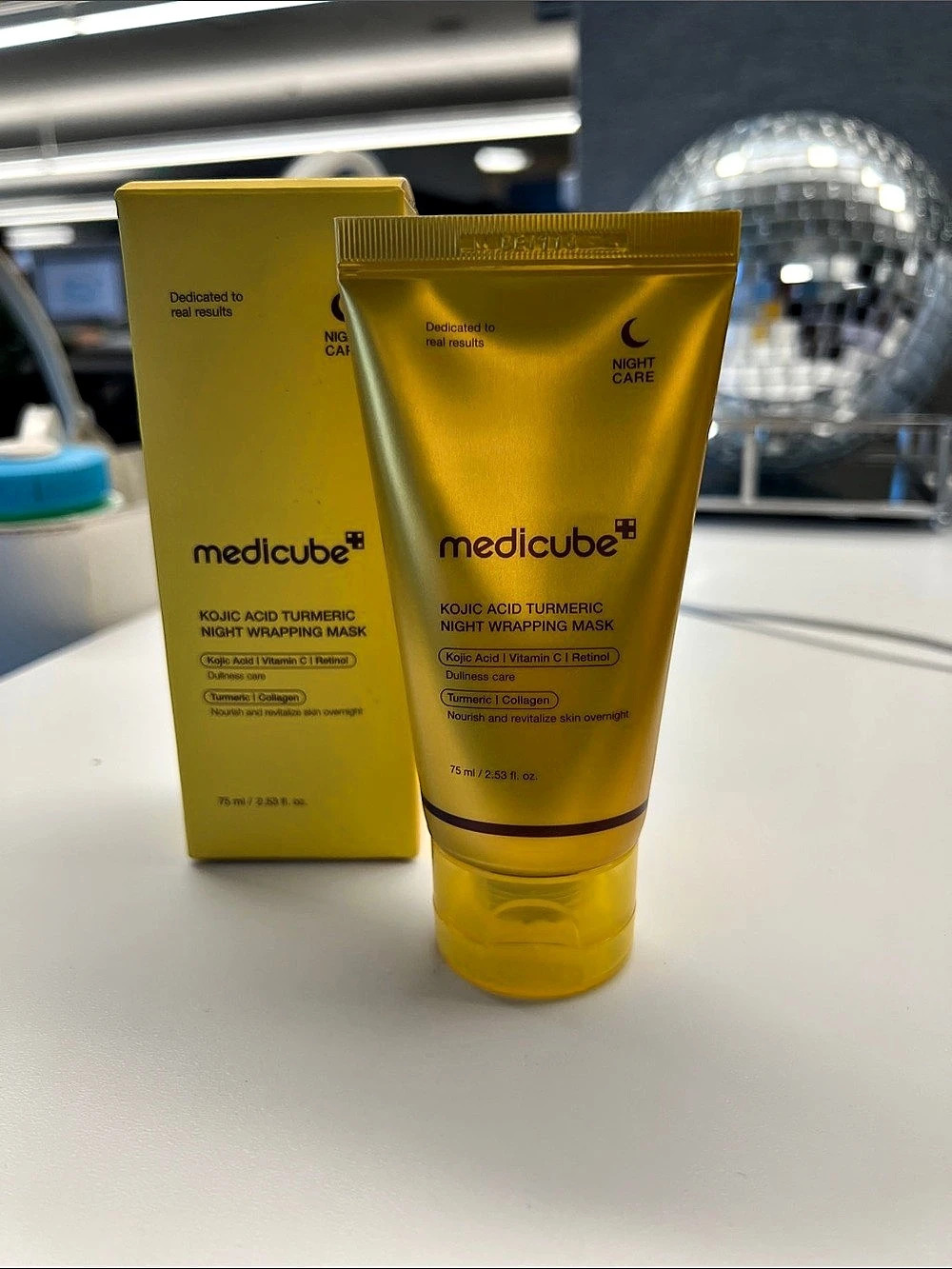 medicube Kojic Acid Turmeric Night Wrapping Mask 2.0 75 mL NWT